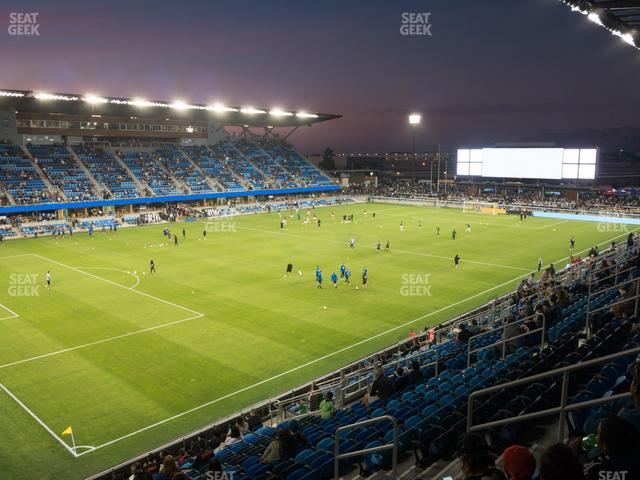 PayPal Park - Section 123 Seat View PayPal Park - Section 123 Seat View