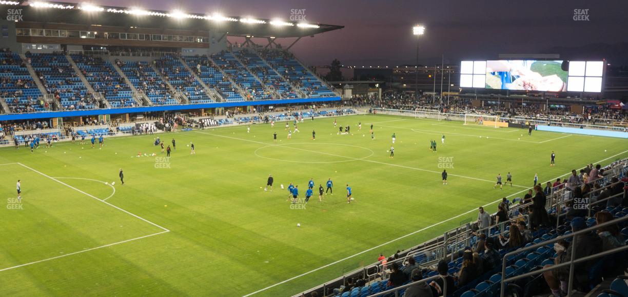 PayPal Park - Section 124 Seat View