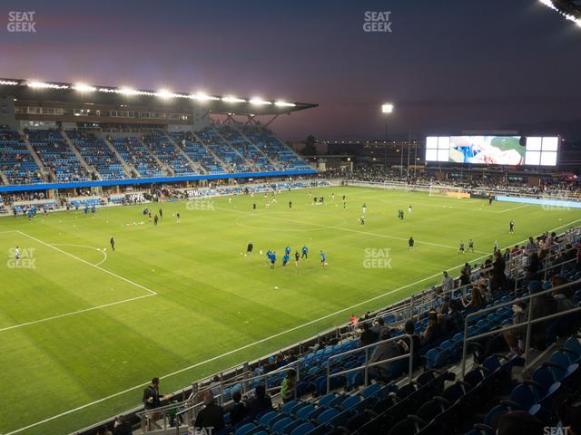 PayPal Park - Section 124 Seat View PayPal Park - Section 124 Seat View