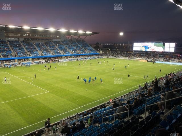 PayPal Park - Section 124 Seat View