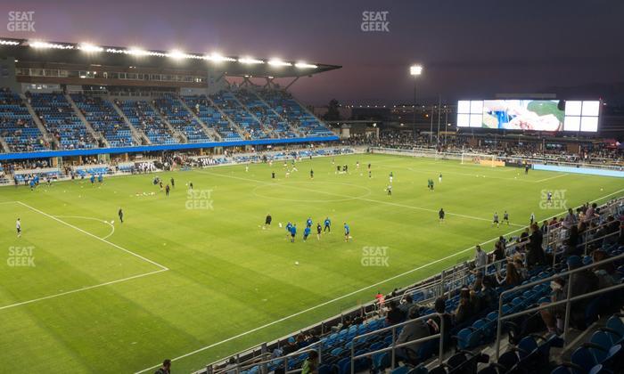 PayPal Park - Section 124 Seat View