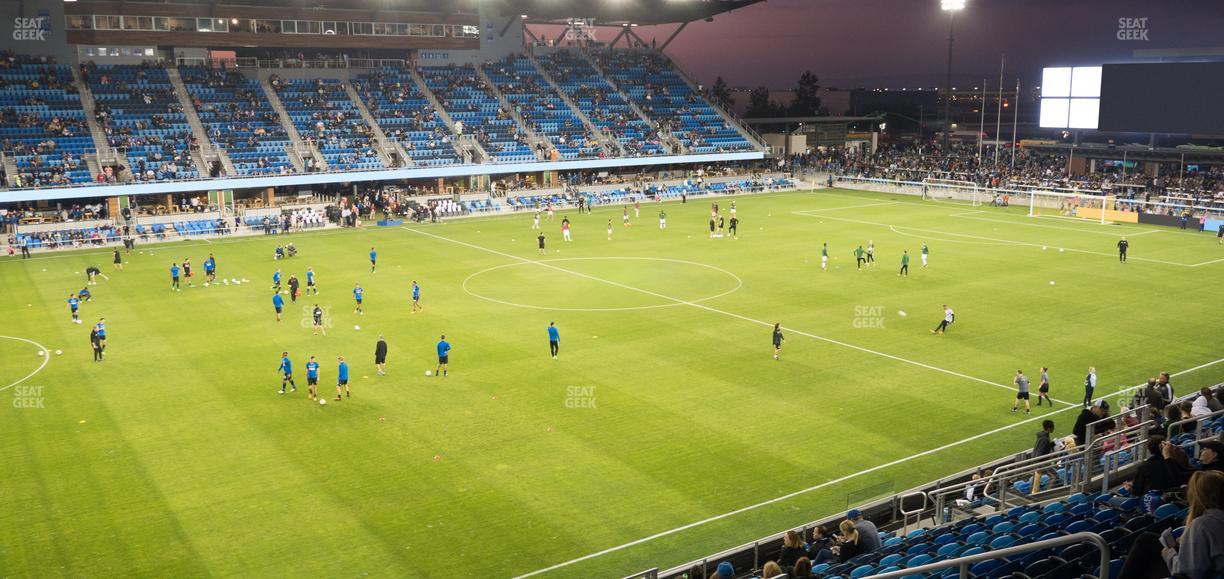 PayPal Park - Section 125 Seat View