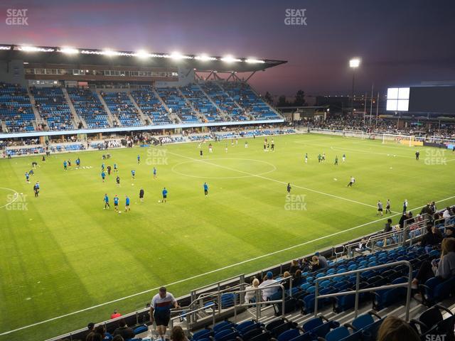 PayPal Park - Section 125 Seat View PayPal Park - Section 125 Seat View