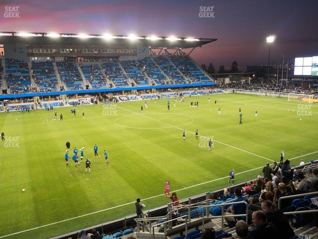 PayPal Park - Section 126 Seat View PayPal Park - Section 126 Seat View