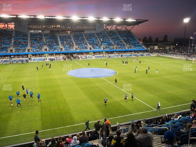 PayPal Park - Section 127 Seat View PayPal Park - Section 127 Seat View