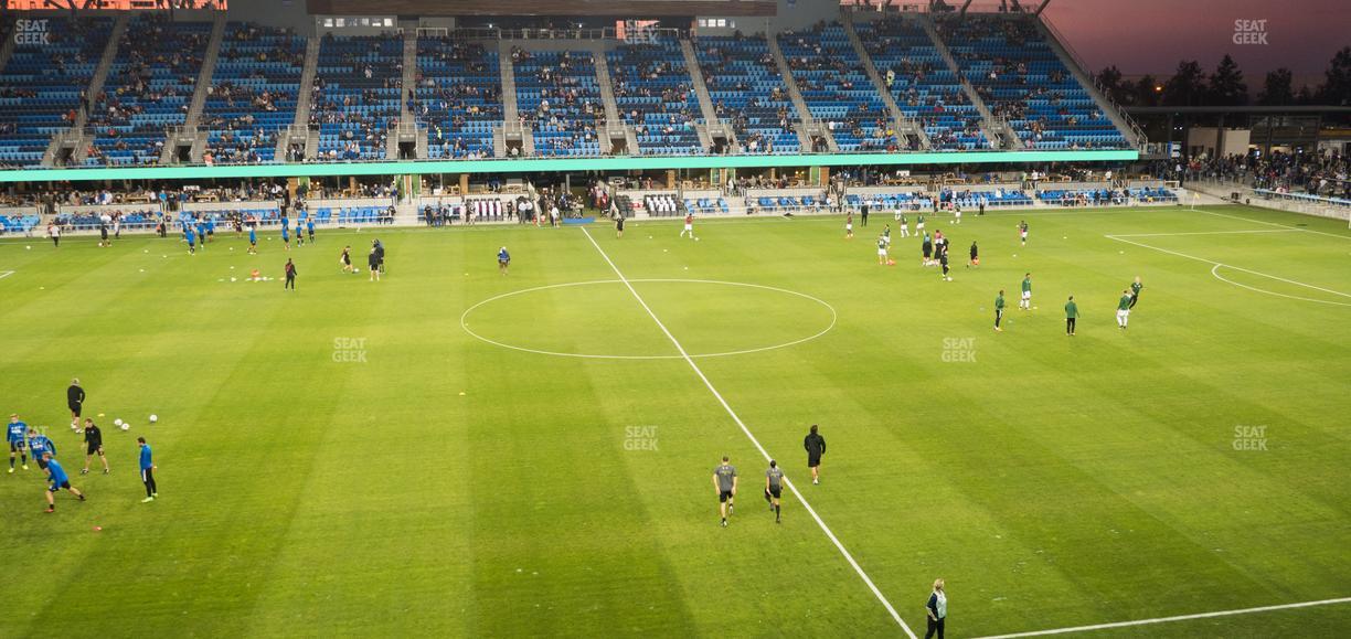 PayPal Park - Section 128 Seat View