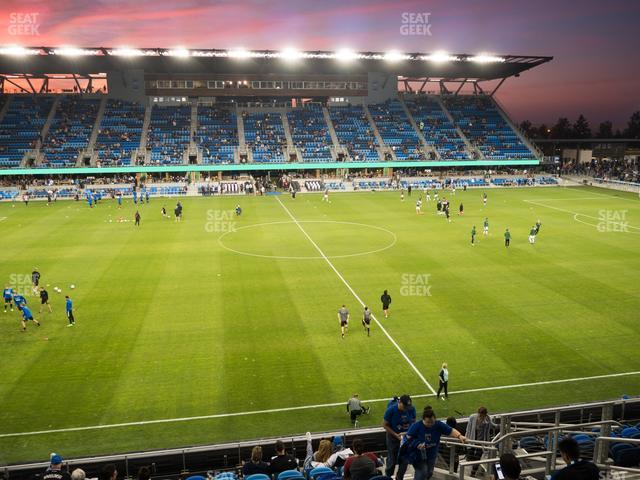 PayPal Park - Section 128 Seat View PayPal Park - Section 128 Seat View