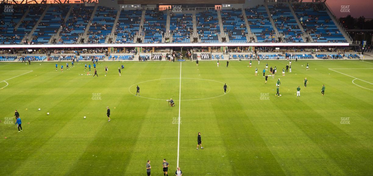 PayPal Park - Section 129 Seat View