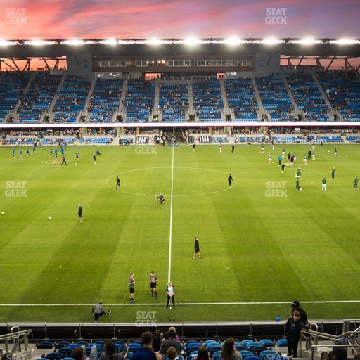 PayPal Park - Section 129 Seat View