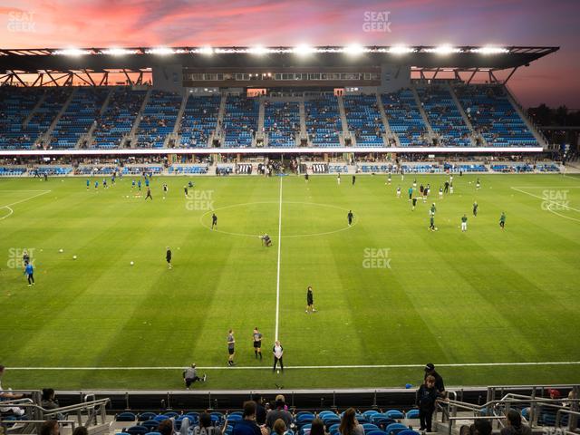 PayPal Park - Section 129 Seat View PayPal Park - Section 129 Seat View