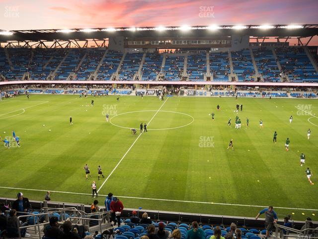 PayPal Park - Section 130 Seat View PayPal Park - Section 130 Seat View