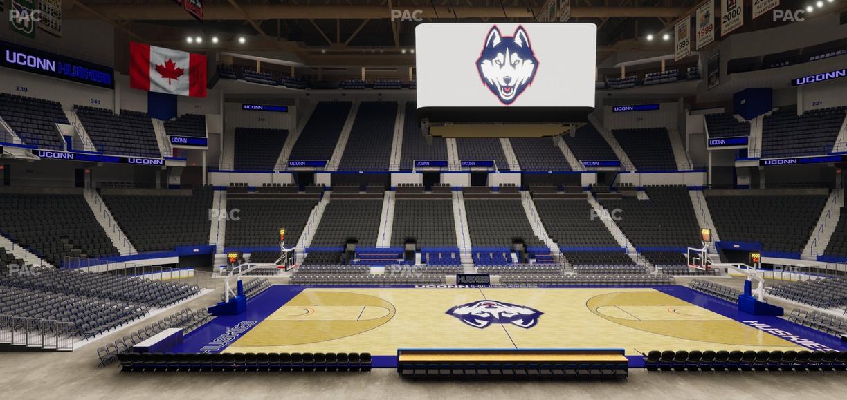 PeoplesBank Arena - Section 104 Seat View