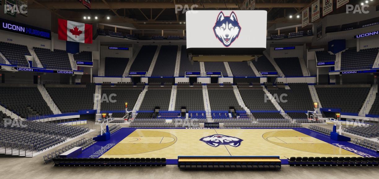 PeoplesBank Arena - Section 104 Seat View