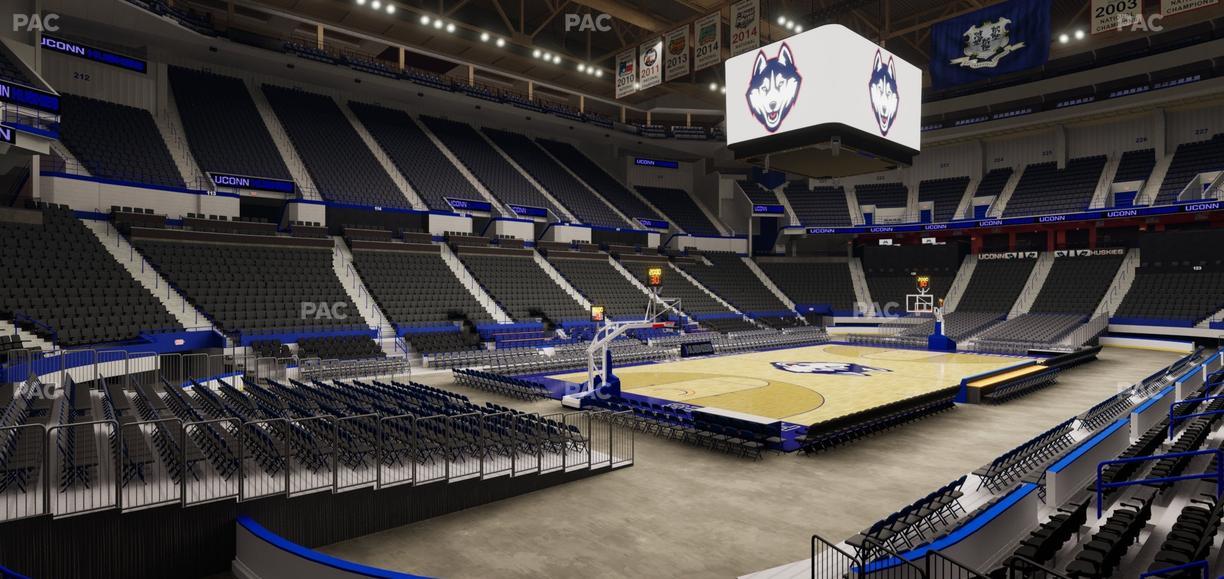 PeoplesBank Arena - Section 107 Seat View