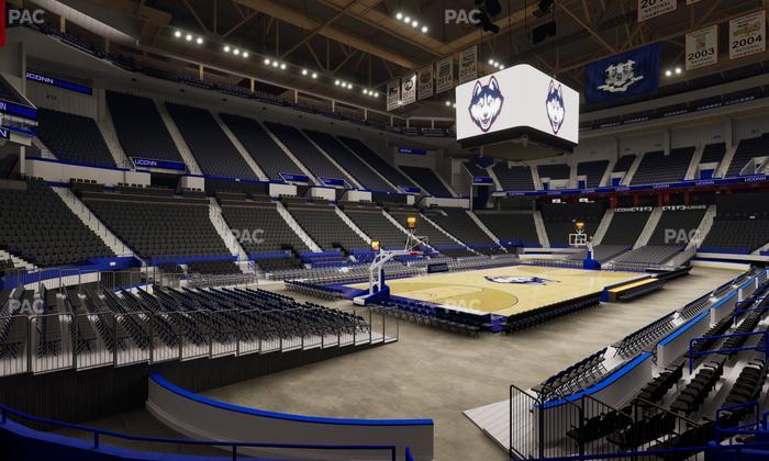 PeoplesBank Arena - Section 107 Seat View