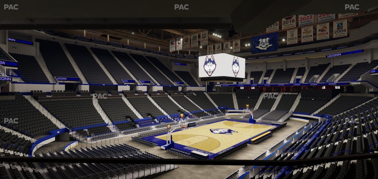 PeoplesBank Arena - Section 107 Seat View