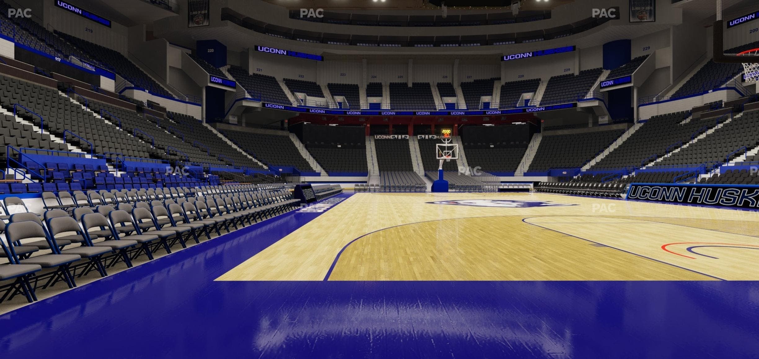 PeoplesBank Arena - Section 110 Seat View