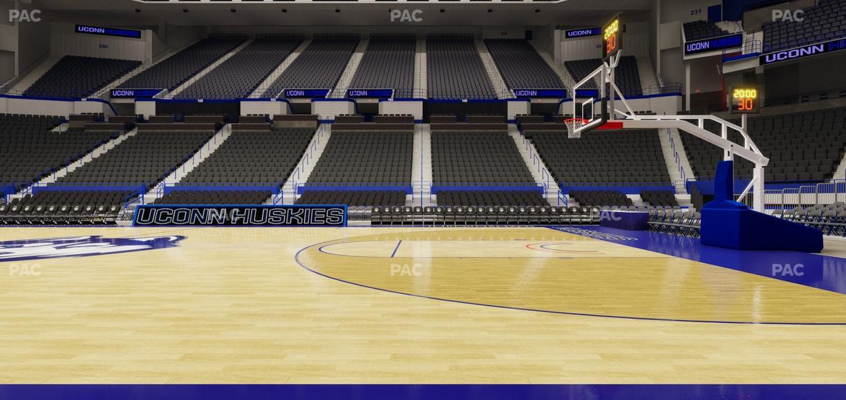 PeoplesBank Arena - Section 114 Seat View