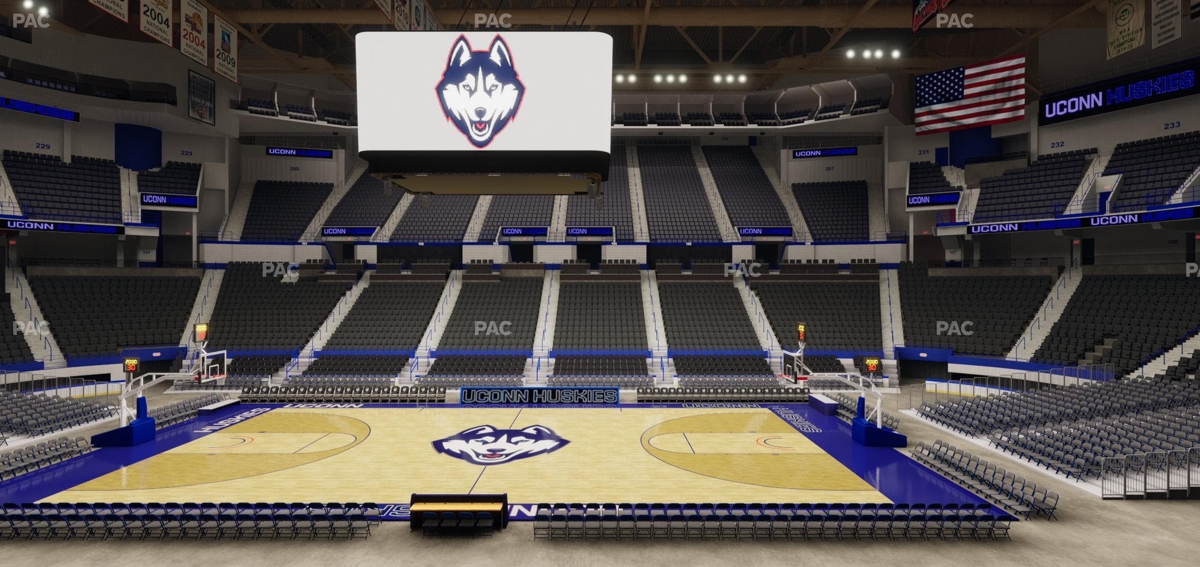 PeoplesBank Arena - Section 115 Seat View