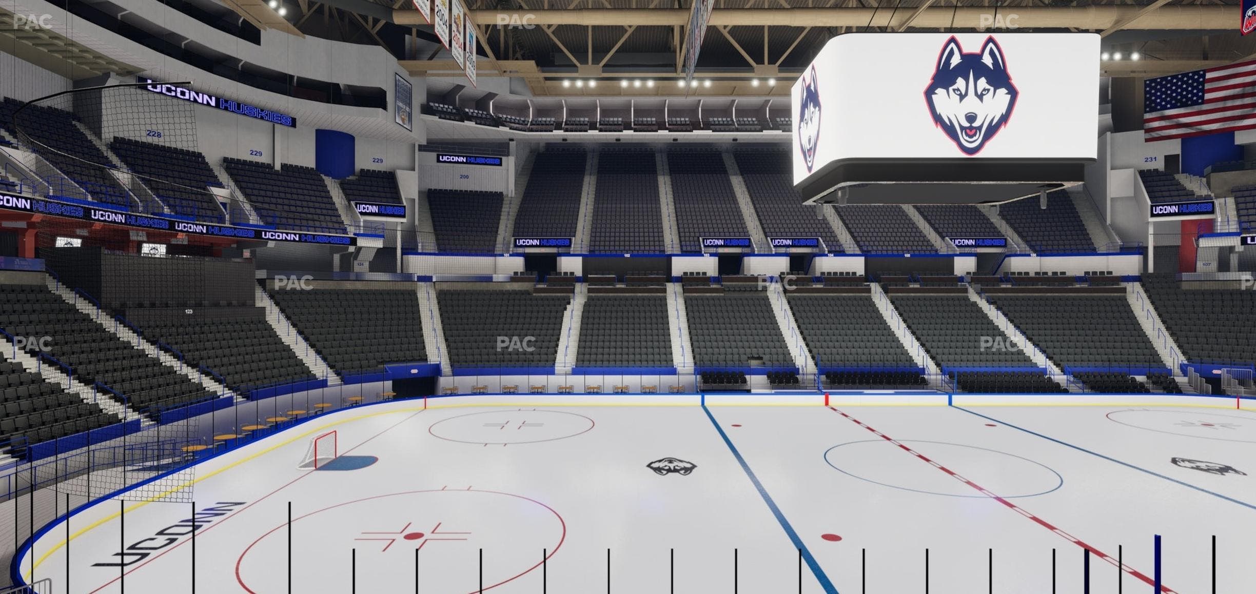 PeoplesBank Arena - Section 117 Seat View