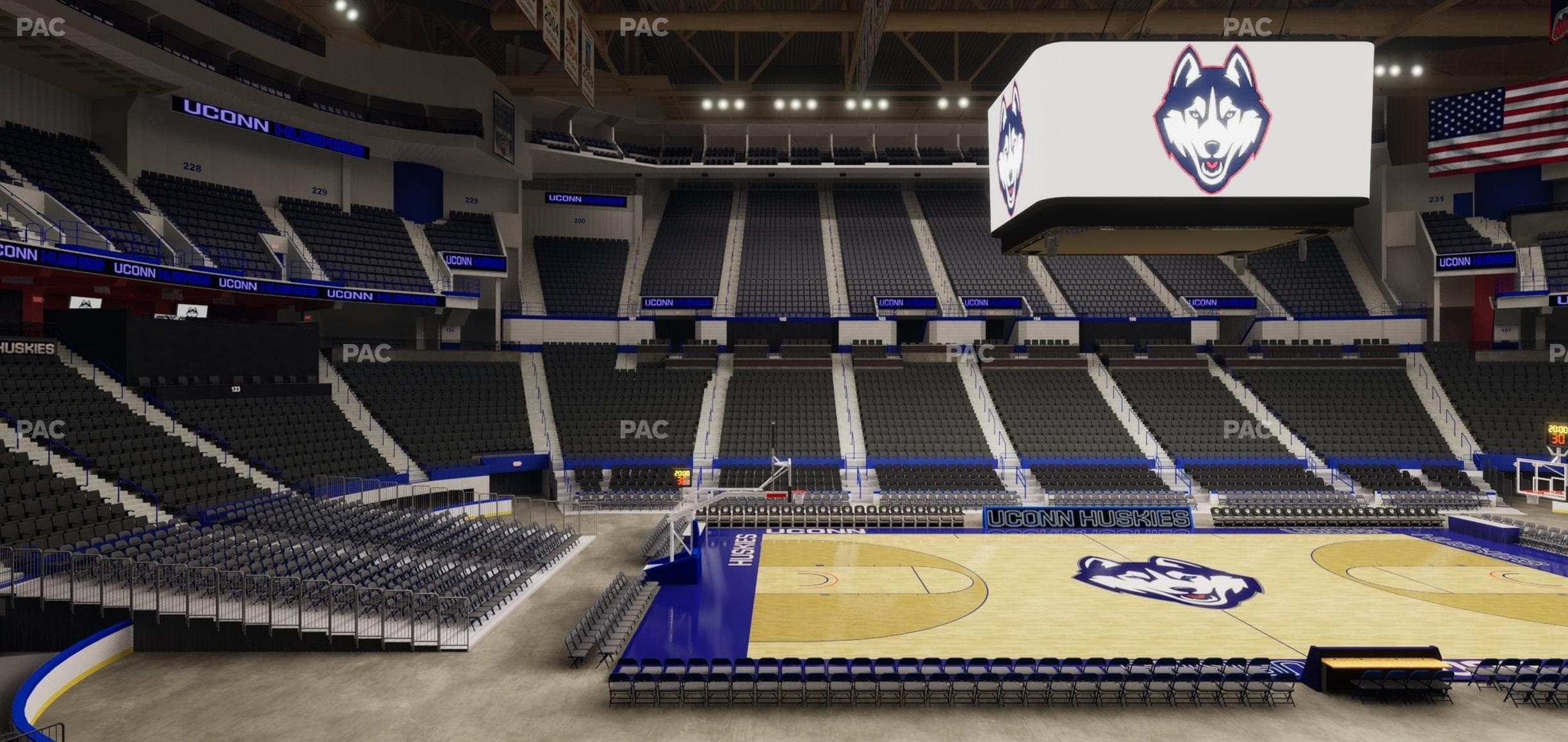 PeoplesBank Arena - Section 117 Seat View