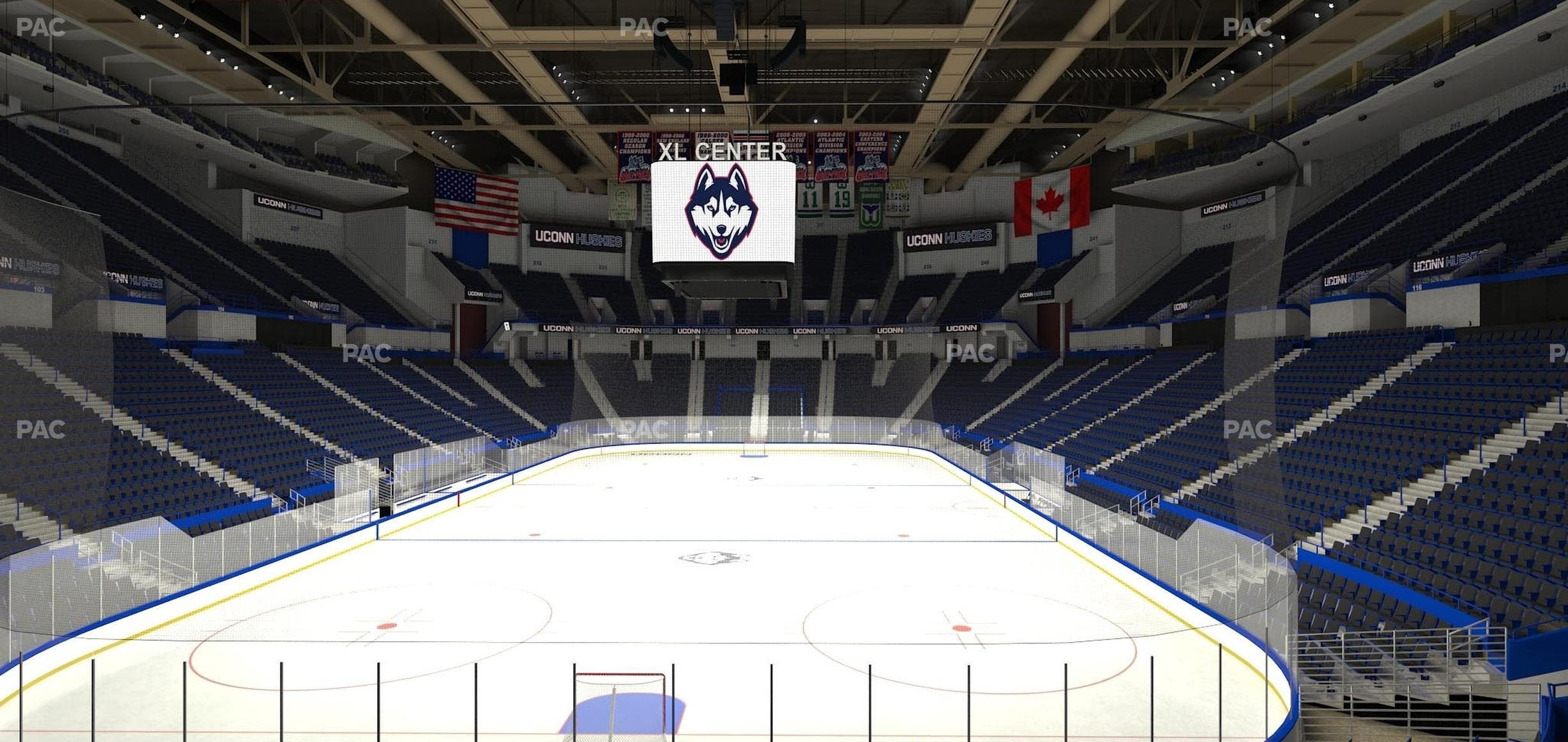 PeoplesBank Arena - Section 121 Seat View