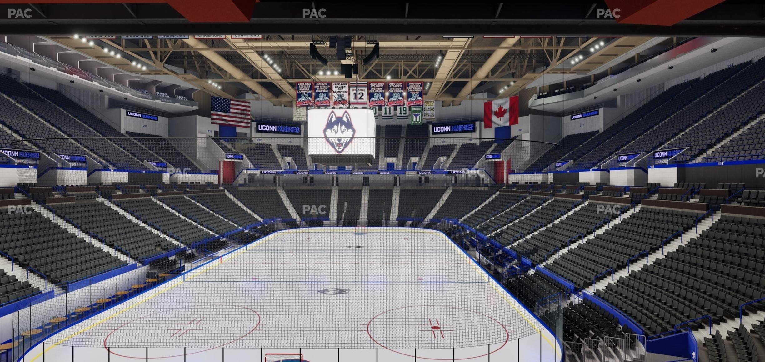 PeoplesBank Arena - Section 121 Seat View