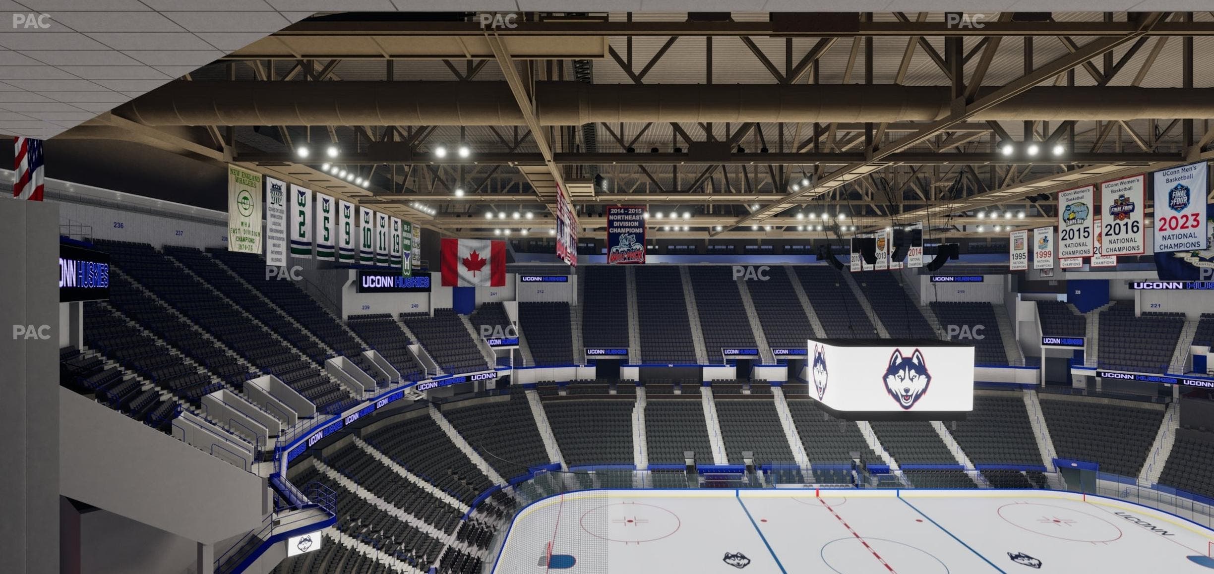 PeoplesBank Arena - Section 206 Seat View