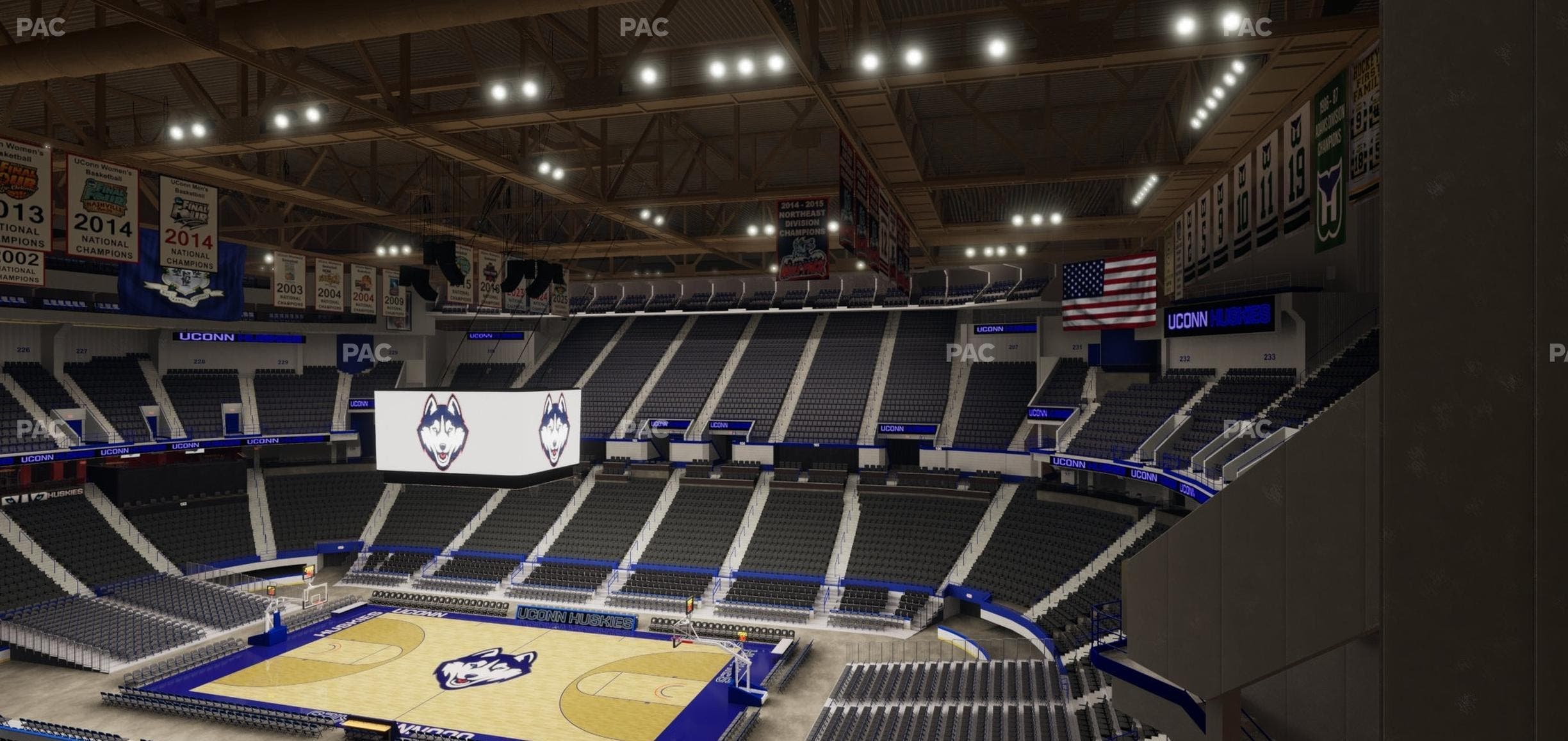 PeoplesBank Arena - Section 212 Seat View