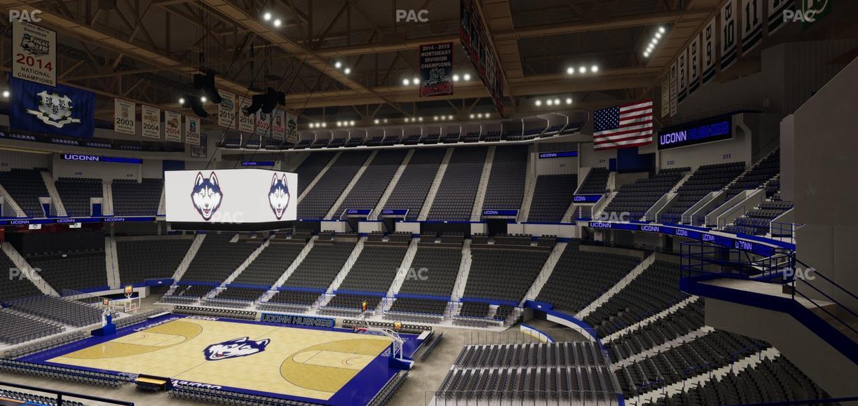 PeoplesBank Arena - Section 212 Seat View