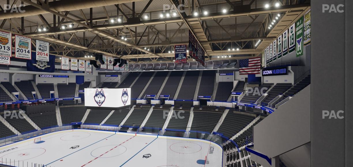 PeoplesBank Arena - Section 212 Seat View