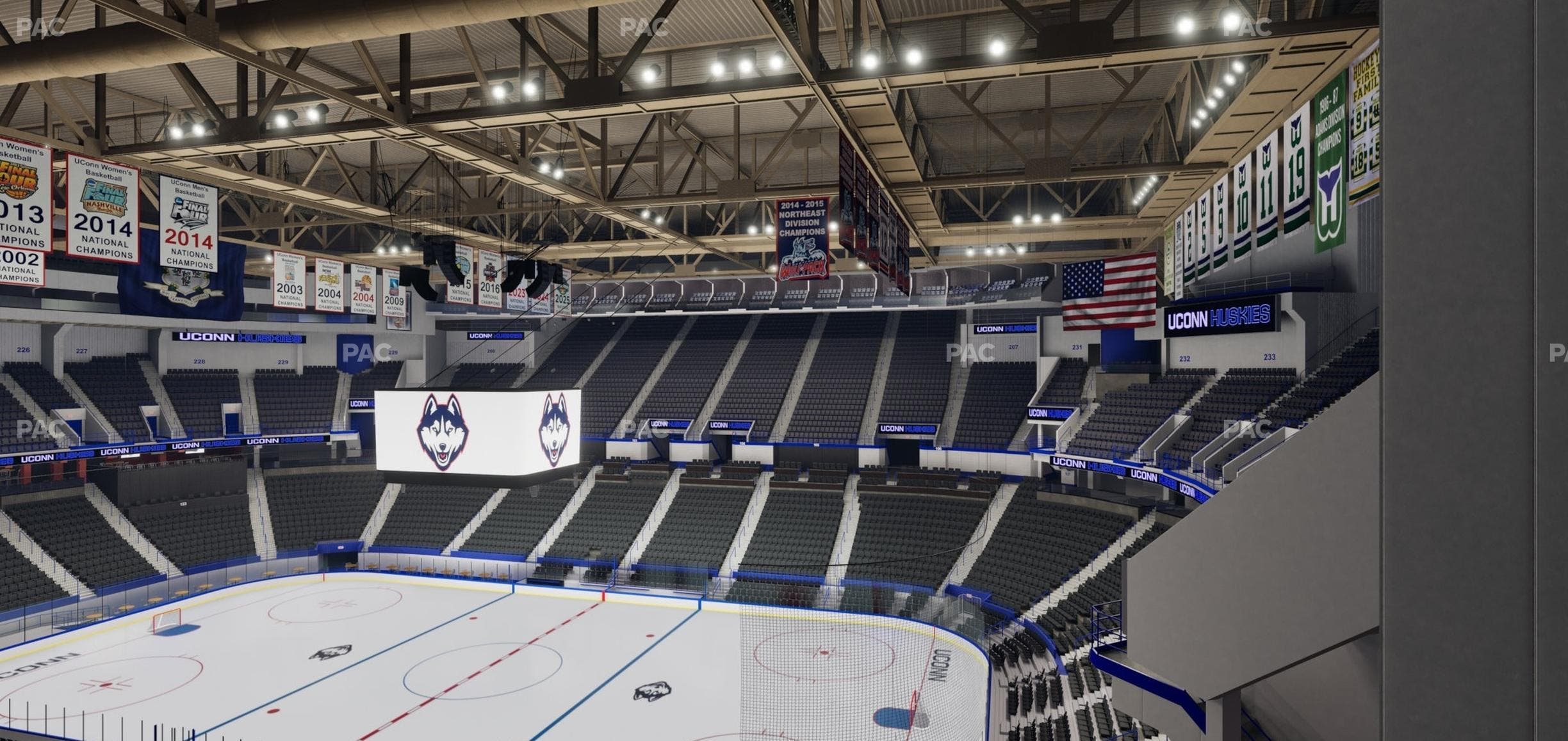 PeoplesBank Arena - Section 212 Seat View