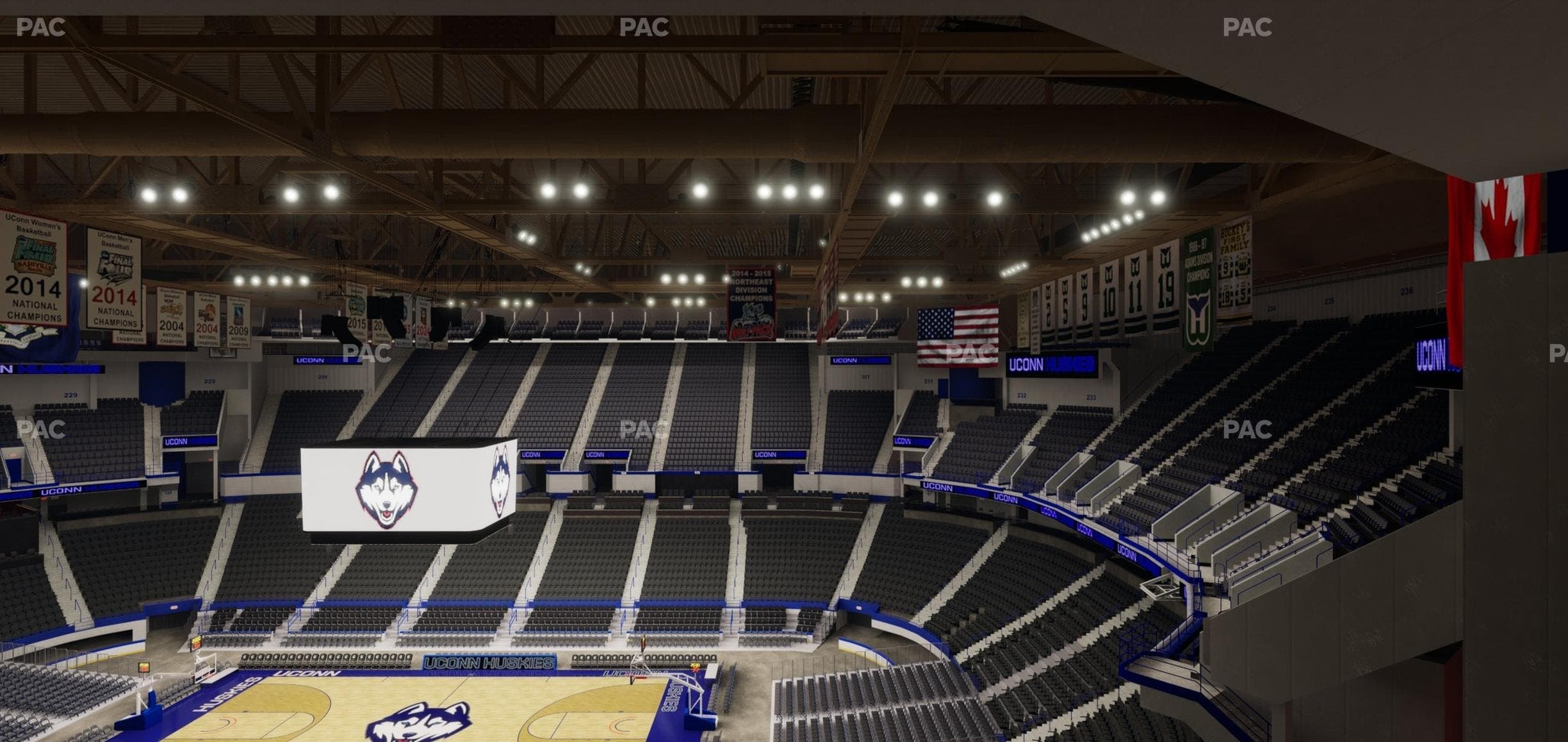 PeoplesBank Arena - Section 213 Seat View