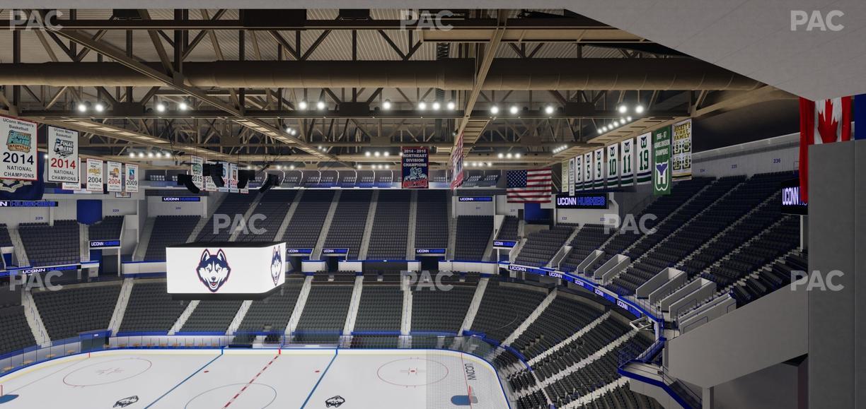 PeoplesBank Arena - Section 213 Seat View