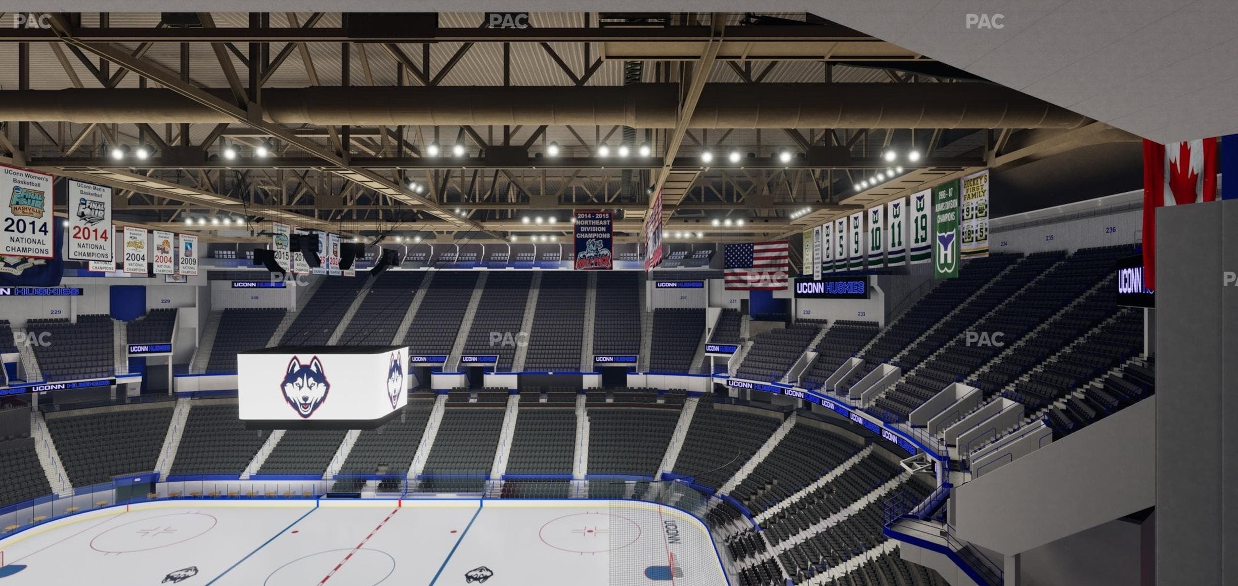 PeoplesBank Arena - Section 213 Seat View