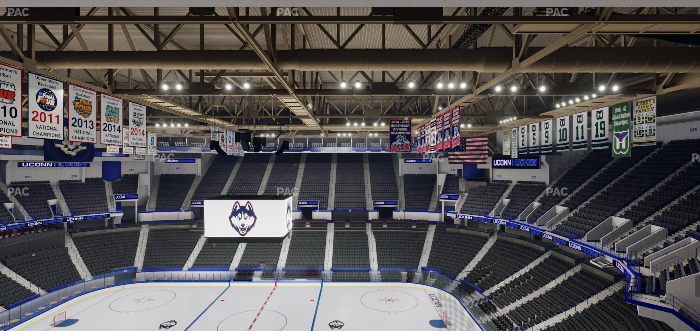 PeoplesBank Arena - Section 214 Seat View