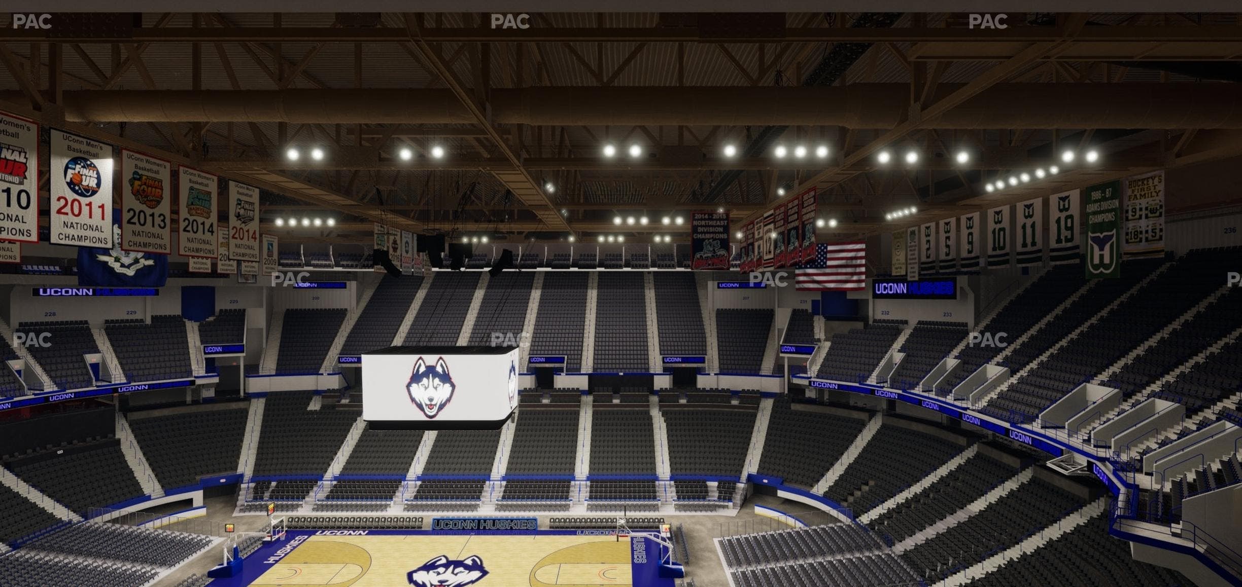 PeoplesBank Arena - Section 214 Seat View