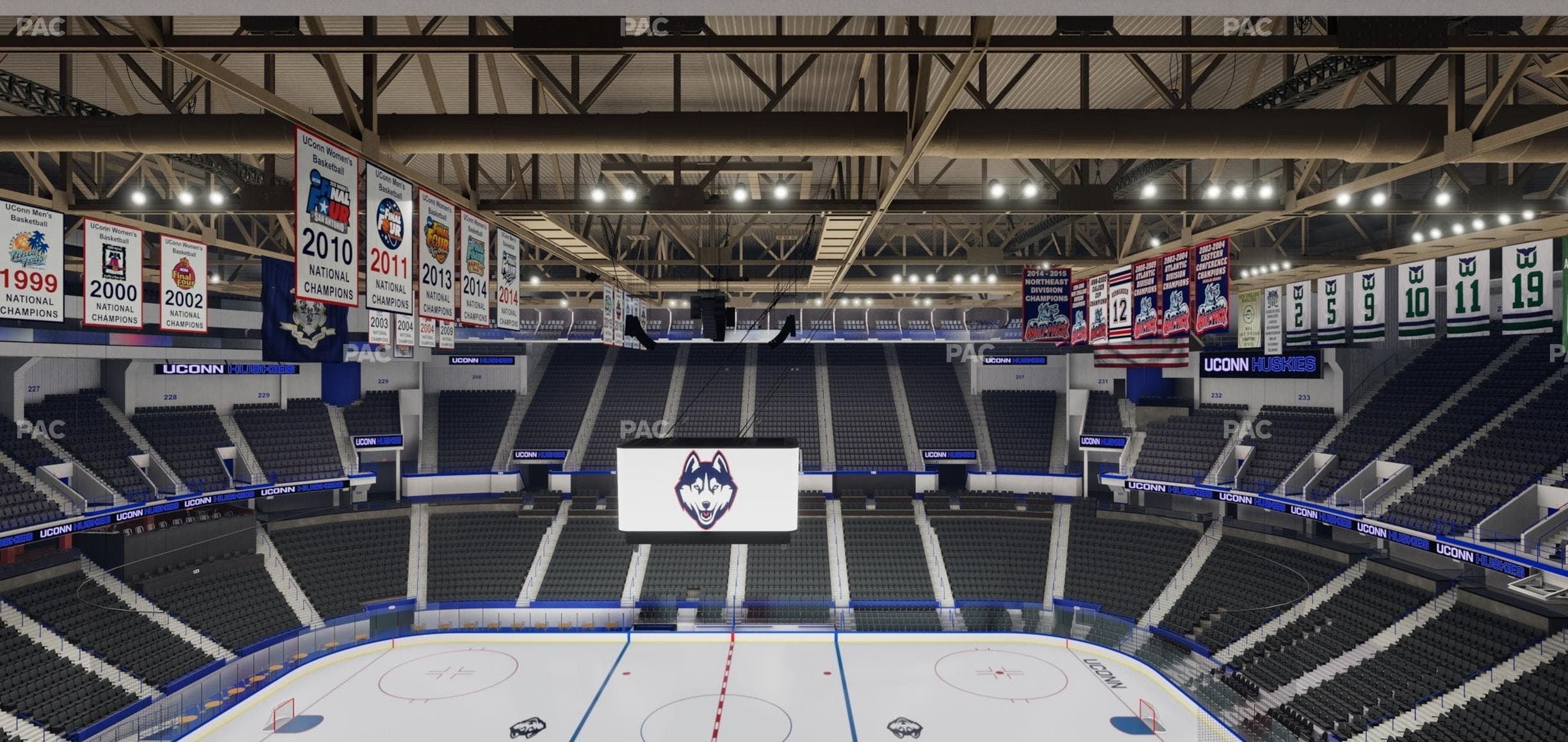 PeoplesBank Arena - Section 215 Seat View