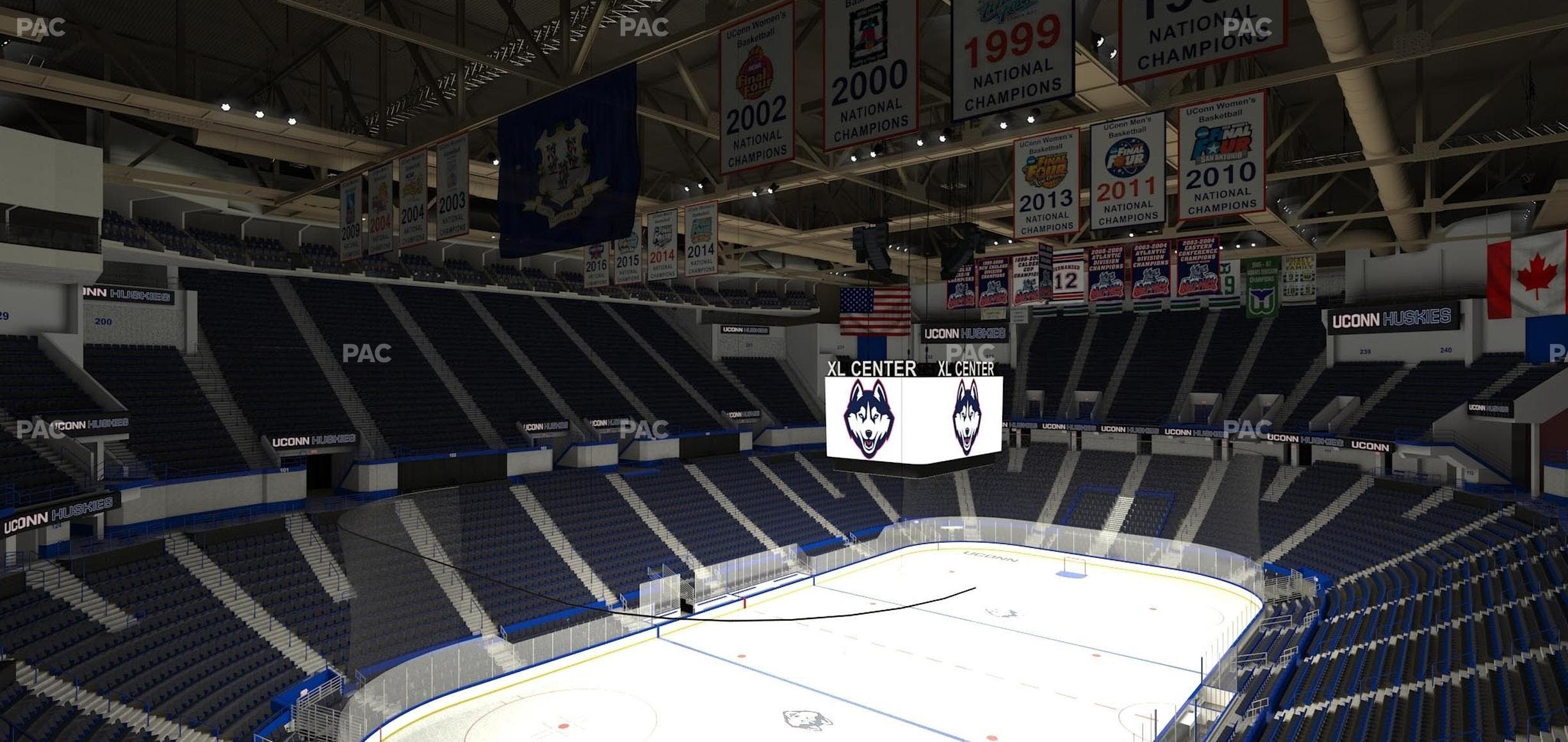 PeoplesBank Arena - Section 221 Seat View