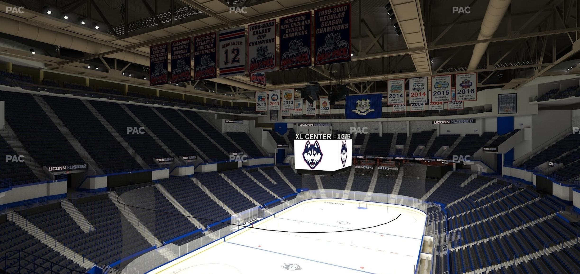 PeoplesBank Arena - Section 233 Seat View