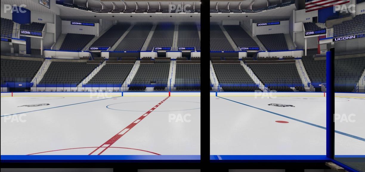 PeoplesBank Arena - Section Ice Level Lounge Seat View