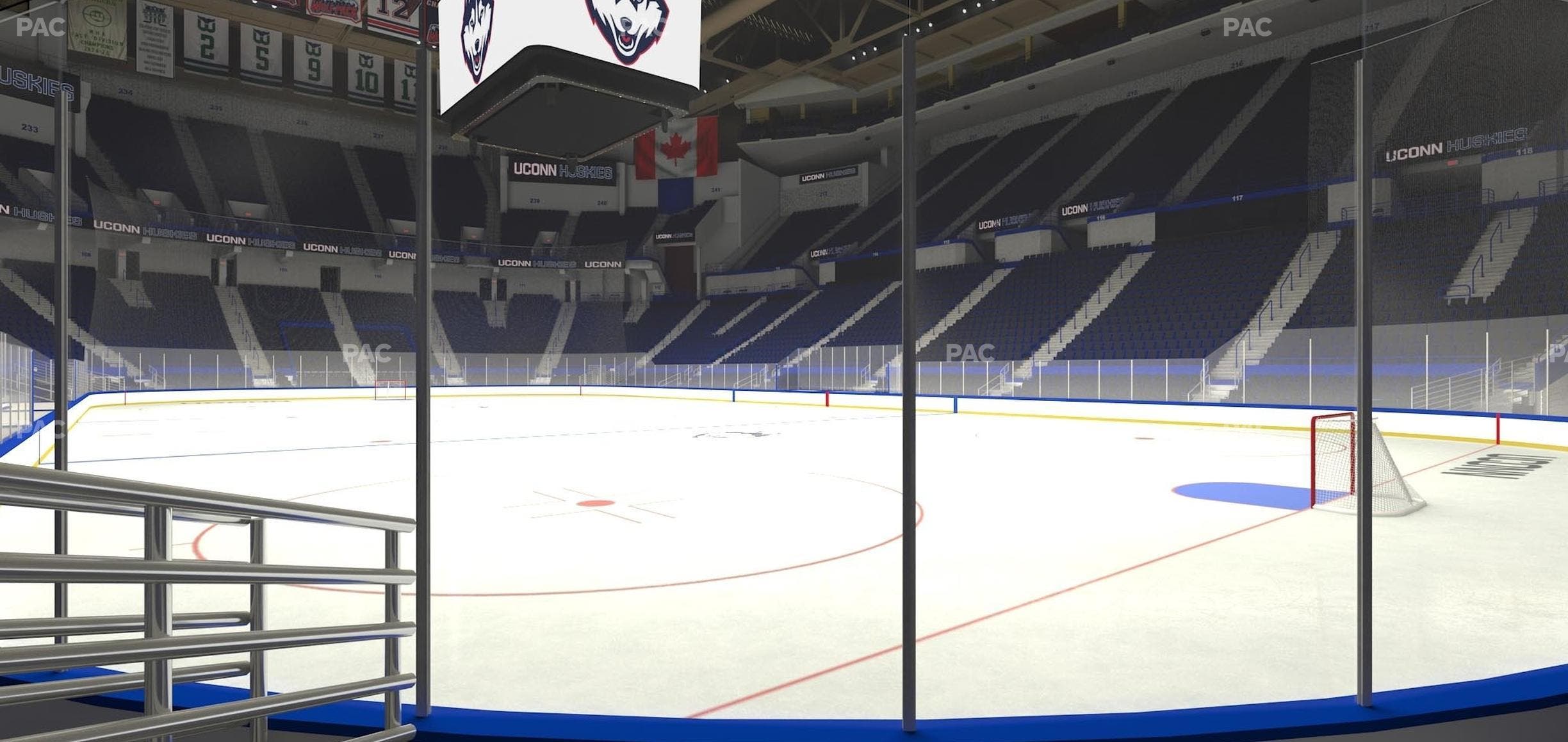PeoplesBank Arena - Section Ice Level Lounge Seat View