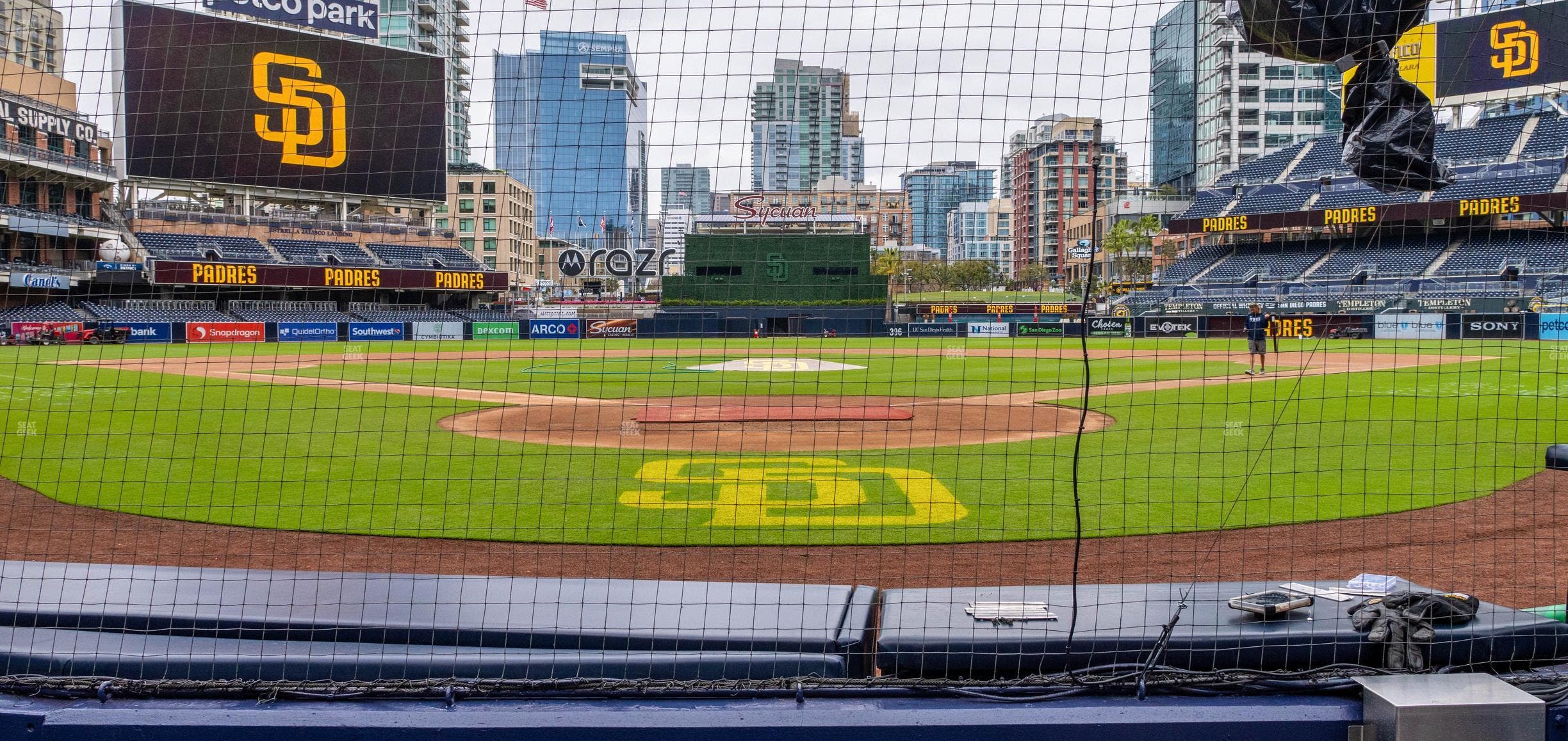 Petco Park - Section Dugout 0 Seat View