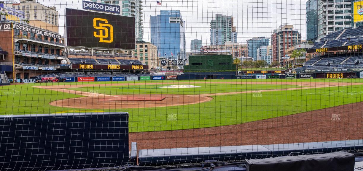 Petco Park - Section Dugout 1 Seat View