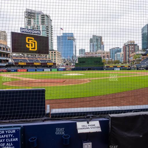 Petco Park - Section Dugout 1 Seat View