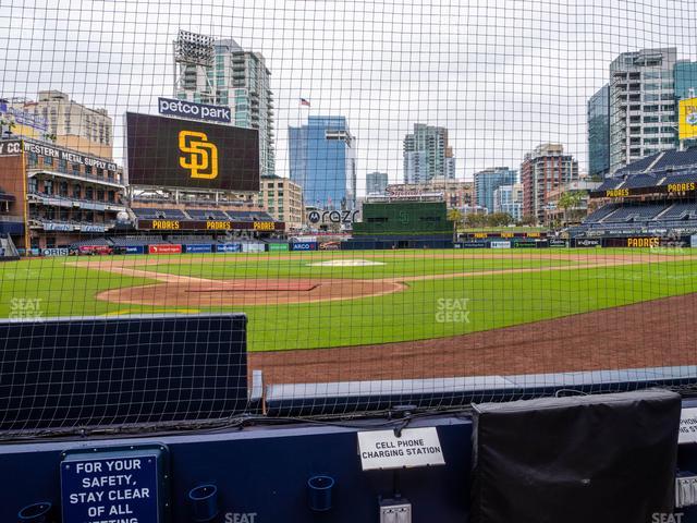 Petco Park - Section Dugout 1 Seat View