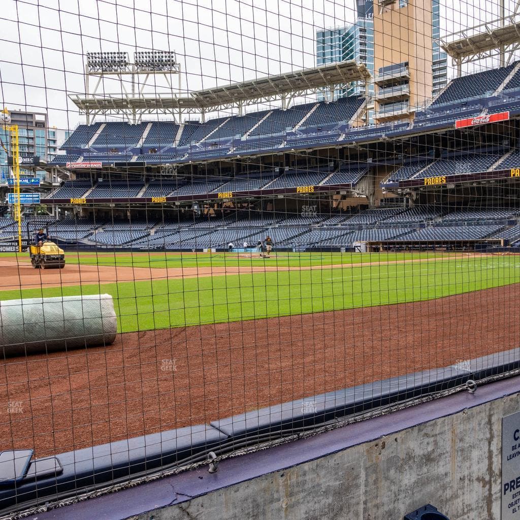 Petco Park - Section Dugout 10 Seat View