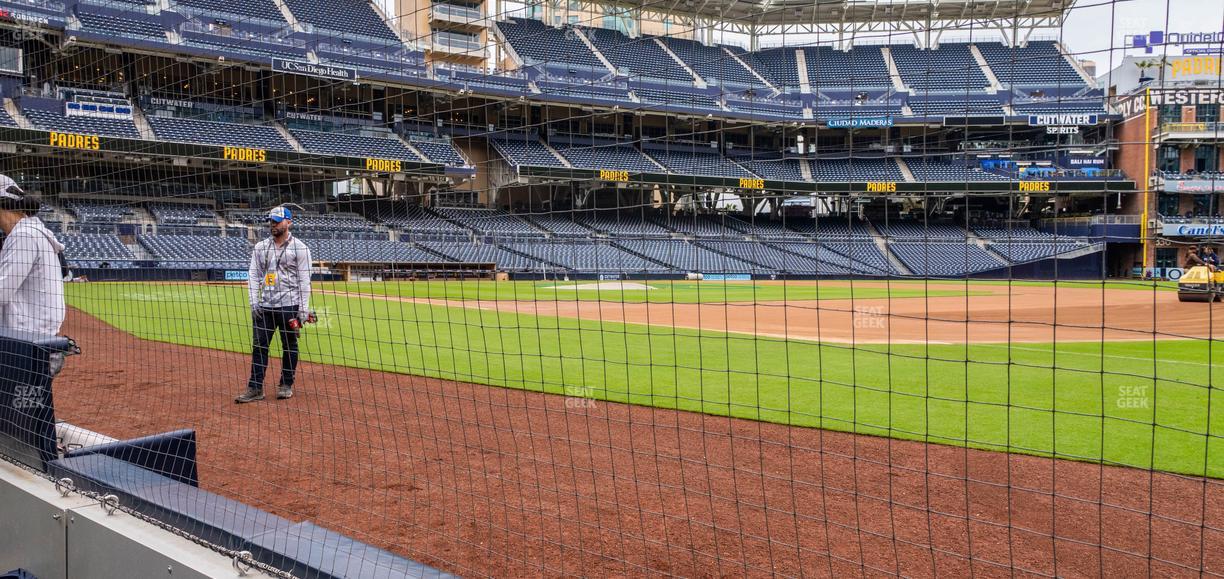 Petco Park - Section Dugout 11 Seat View