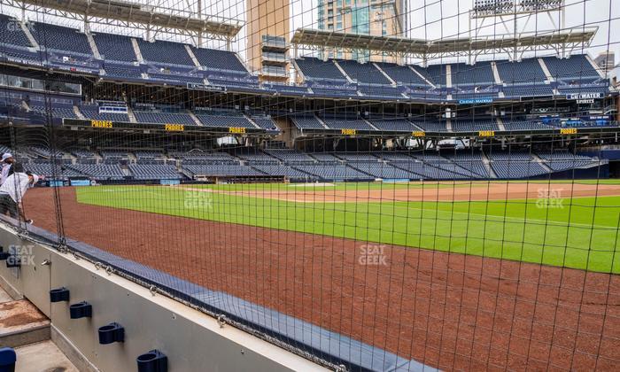 Petco Park - Section Dugout 13 Seat View