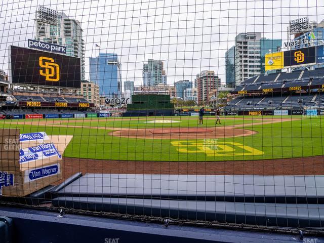 Petco Park - Section Dugout 2 Seat View